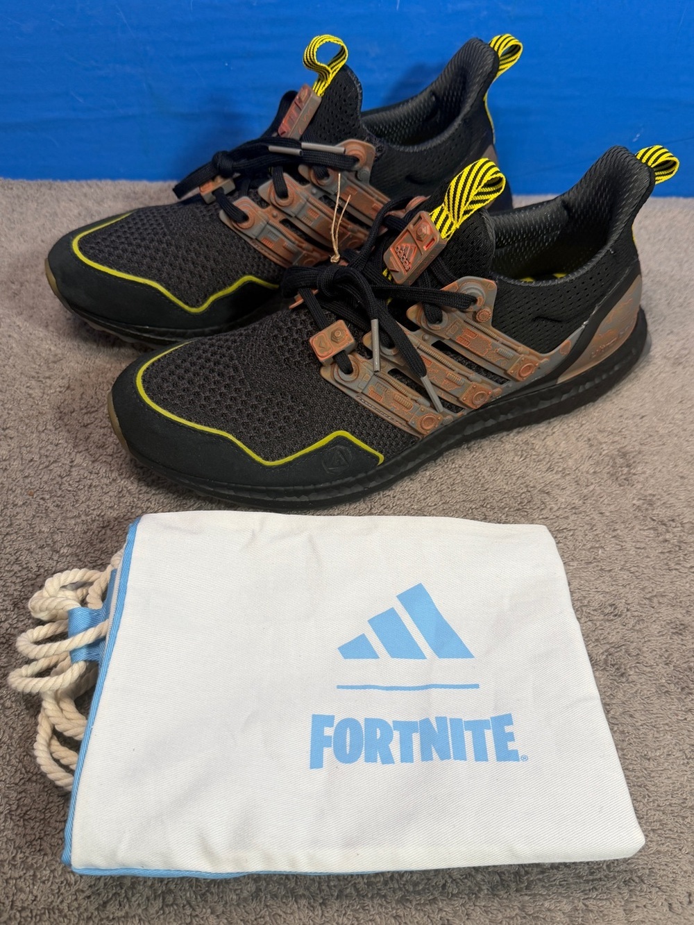 Adidas ultra boost x Fortnite 
Brand new